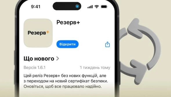 Оновлення версії «Резерв+»