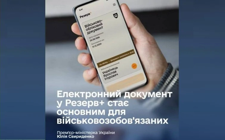 Основний документ для військовозобов’язаних Резерв ID