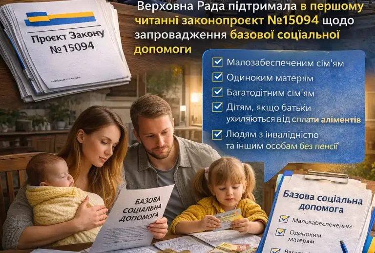 Базова соціальна допомога, згенеровано для Legalist.com.ua