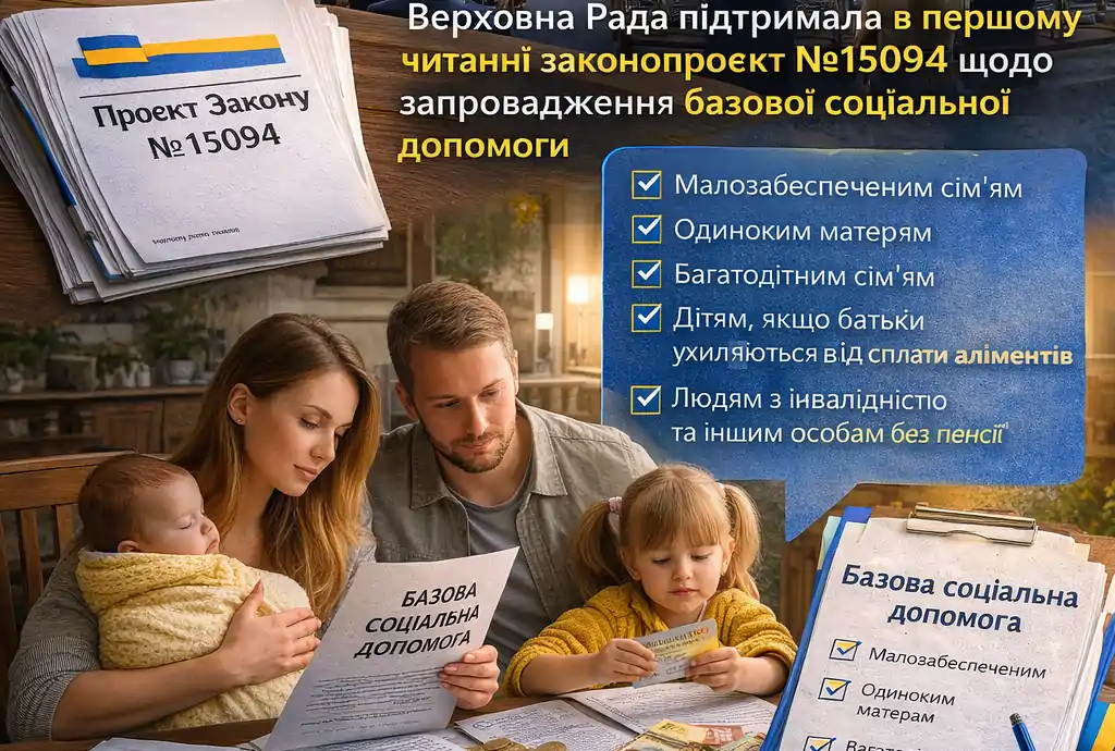 Базова соціальна допомога, згенеровано для Legalist.com.ua