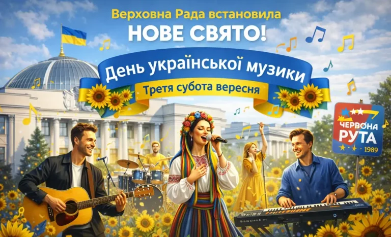 Нове свято - День української музики у третю неділю вересня