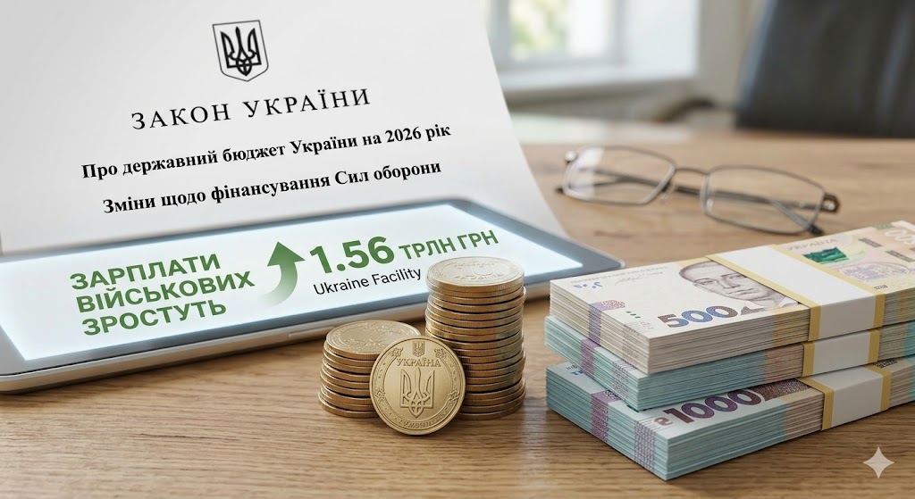 Зарплаты военных вырастут: Зеленский подписал закон об изменениях в бюджете 2026 1 06524776 9671 4411 8019 7e7f6a9caf3d