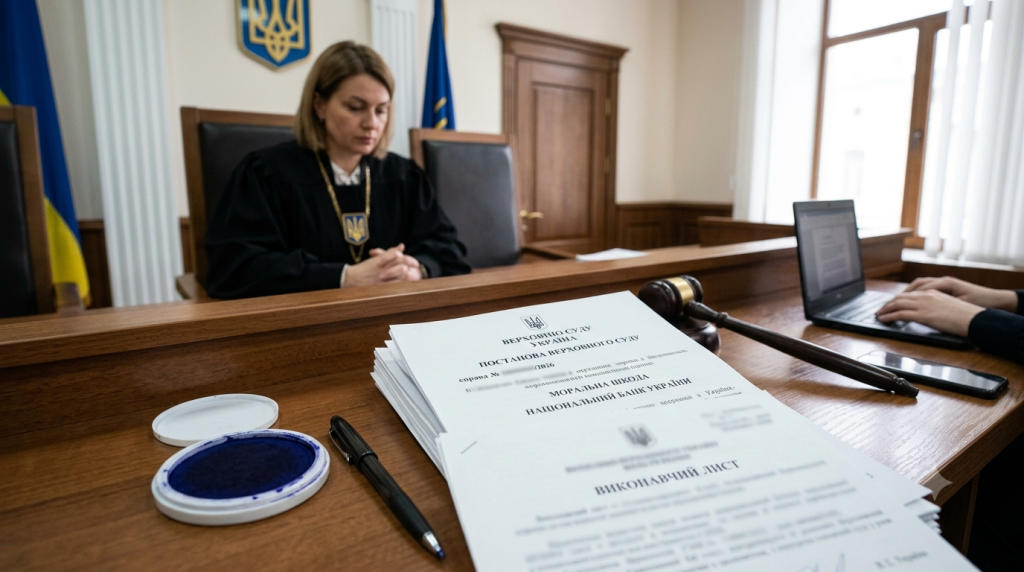 Моральный вред за заблокированное судебное решение: реально ли взыскать компенсацию с Нацбанка 1 Gemini Generated Image hc7sn5hc7sn5hc7s