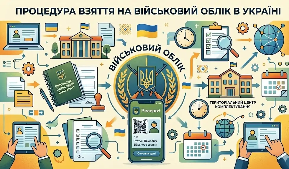 Наслідки не постановки на військовий облік