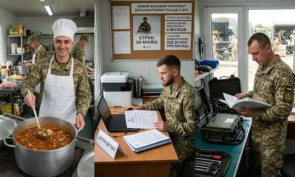 Новий контракт для небойових посад у ЗСУ