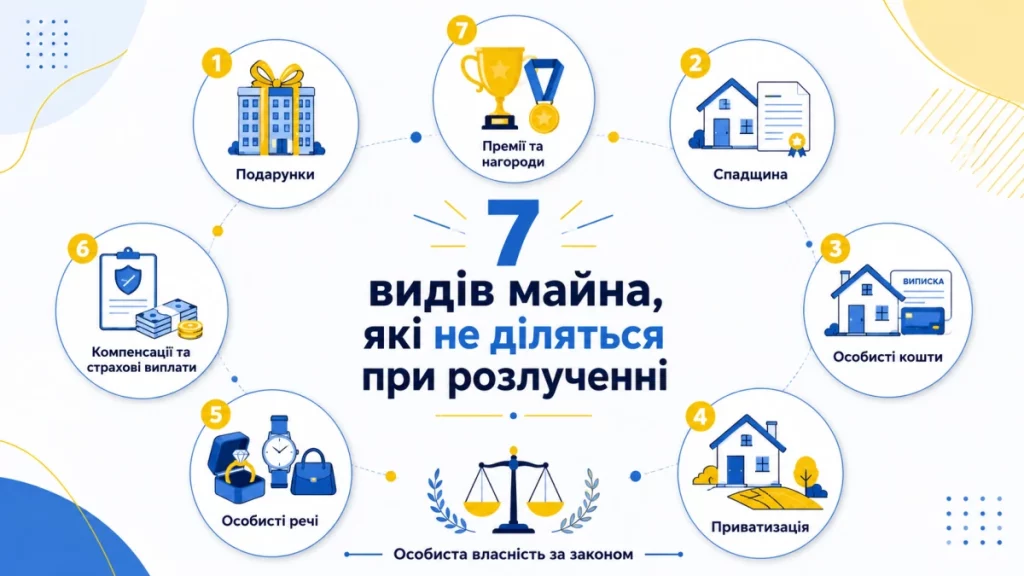 Семь видов имущества, которые останутся при вас после развода 1 Поділ майна після розлучення, що не ділиться
