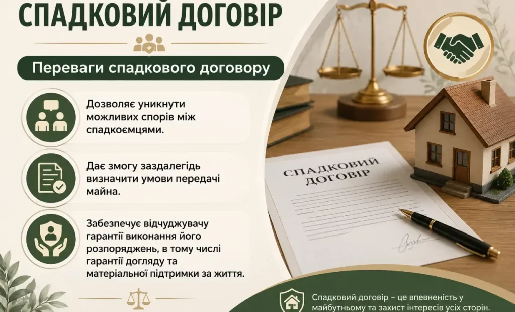 Переваги спадкового договору