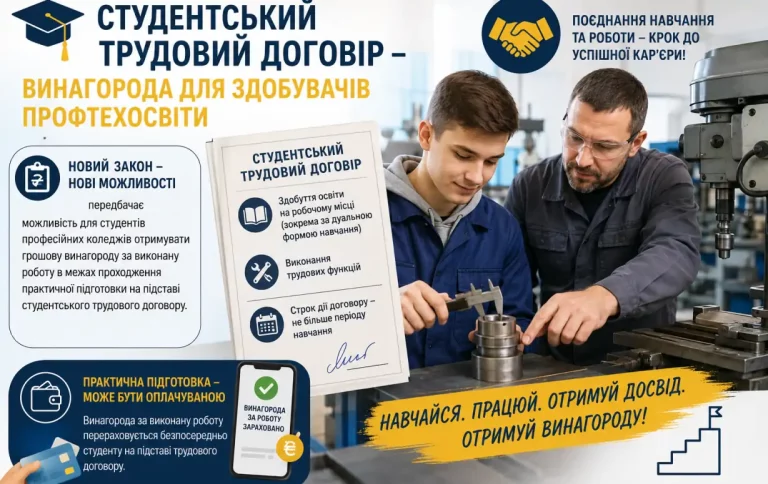 Судентський трудовий договір – як це працюватиме