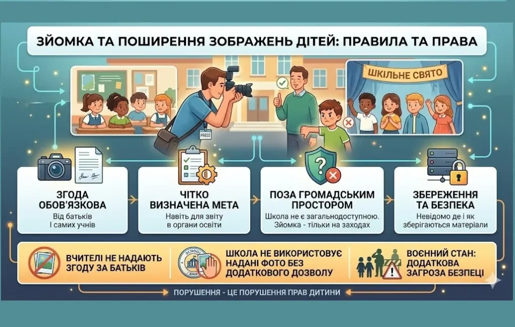 Згода школяра на публікацію фото