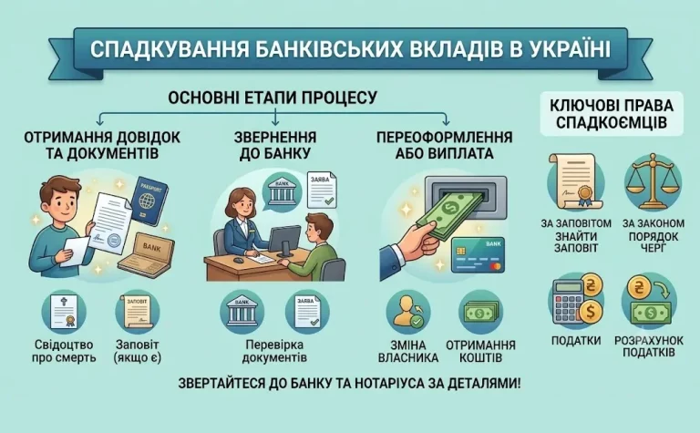 Як успадкувати банківський вклад