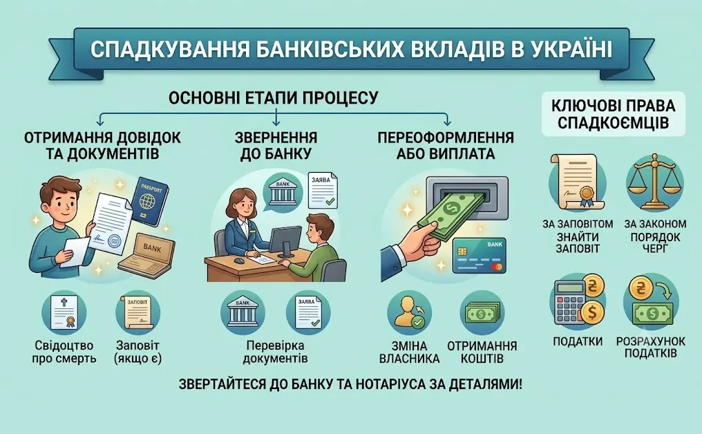 Як успадкувати банківський вклад