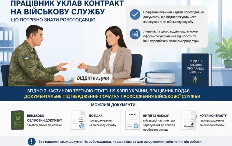 Контракт із ЗСУ: які документи потрібно подати роботодавцю