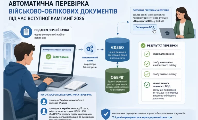 Автоматична перевірка військово-облікових документів: вступ-2026