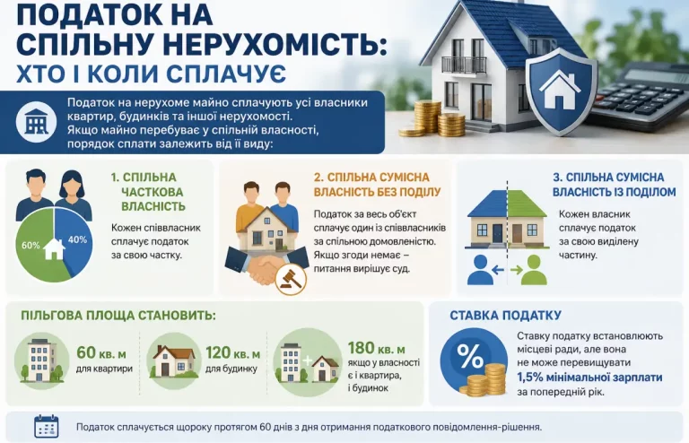 Податок на спільну нерухомість: хто зобов’язаний його сплатити