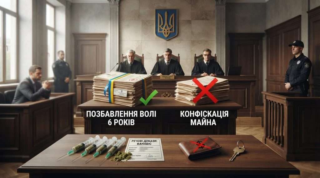 Konfiskatsiya mayna u spravakh pro narkotyky
