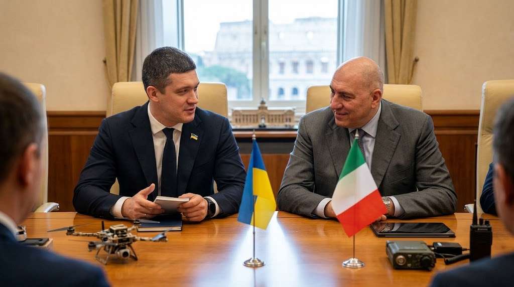 Mykhailo Fedorov staie radnykom italiiskoho ramy ministra