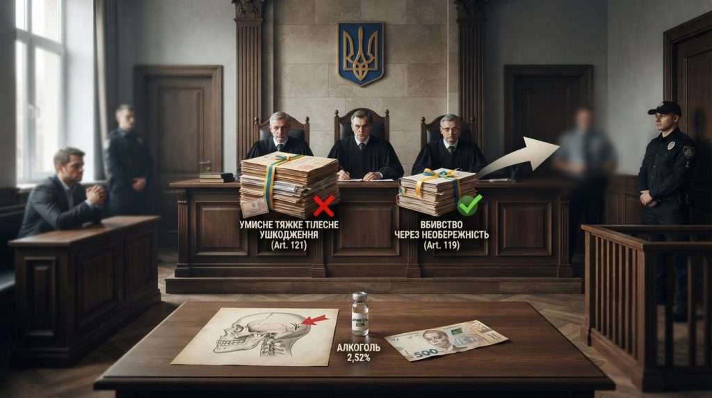 Переквалификация 121 на 119: когда Верховный Суд не увидел умысла в смертельном ударе 1 Perekvalifikatsiya 121 na 119