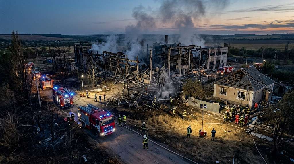Povitrianyi udar po Kirovohradshchyni 14 serpnia