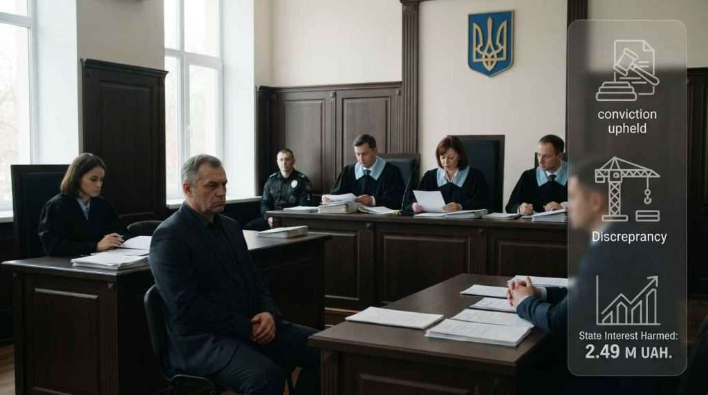 Zlovzhyvannya sluzhbovym stanovyshchem na tenderi 1