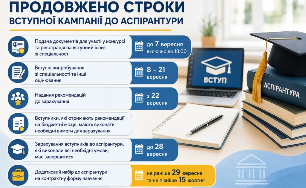 Аспирантура-2026: дедлайны сдвинули, сроки продлили 1 aspirantyra stroku 1