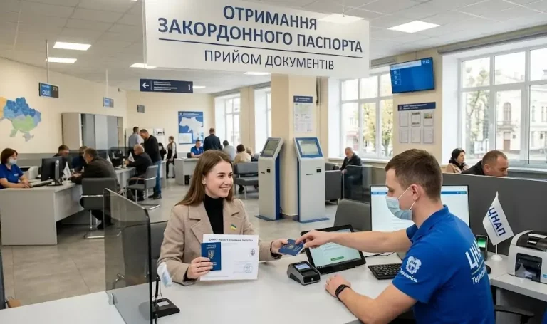 Закордонний паспорт і ID-картка отримати в ЦНАП