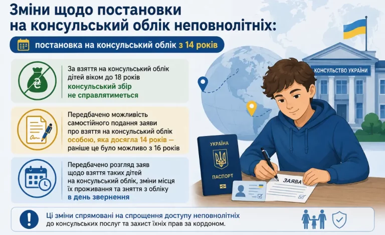 Консульський облік неповнолітніх