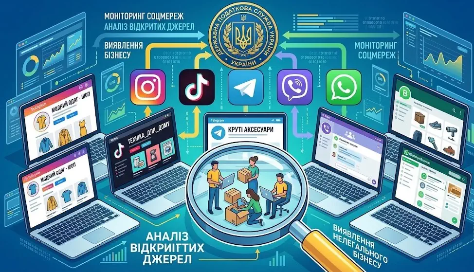 Як податкова перевірятиме соцмережі: Instagram, TikTok і Telegram під прицілом