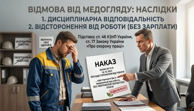 Обов'язковий медичний огляд працівників