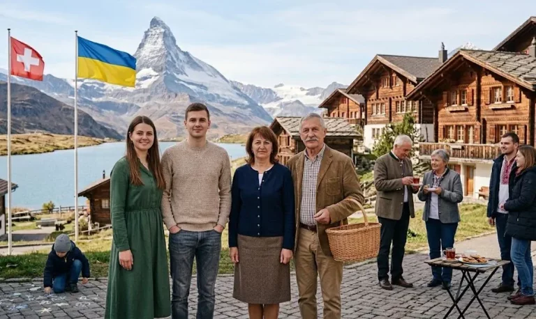 Українці у Швейцарії, тимчасовий захист