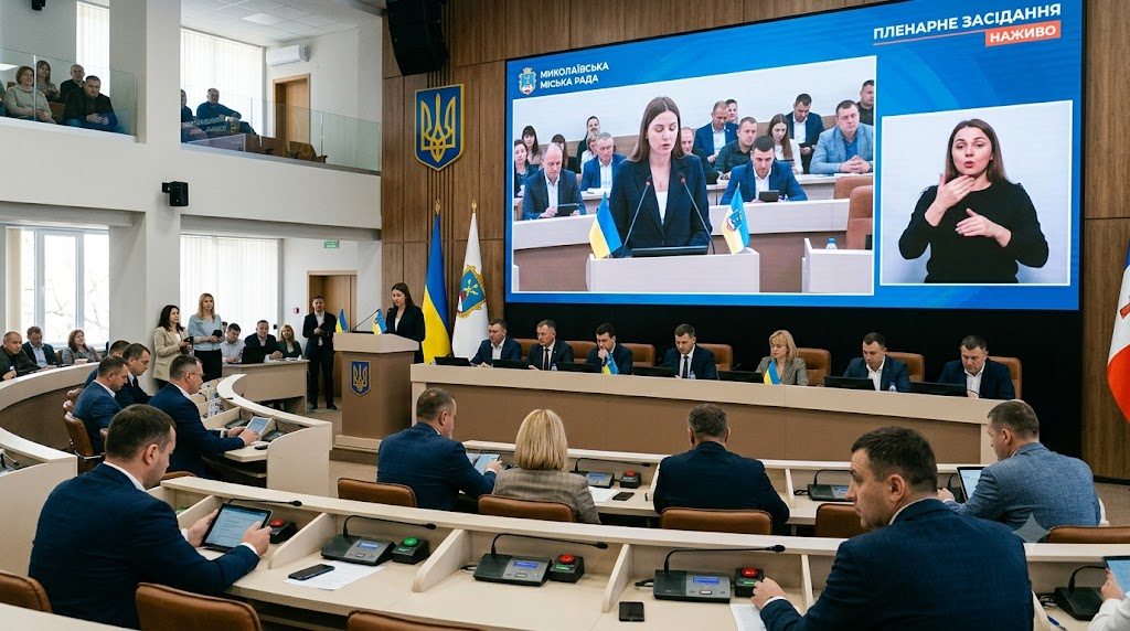 surdoperevod plenarnykh zasedaniy nikolaevskiy gorsovet otkryvaet dveri dlya vsekh
