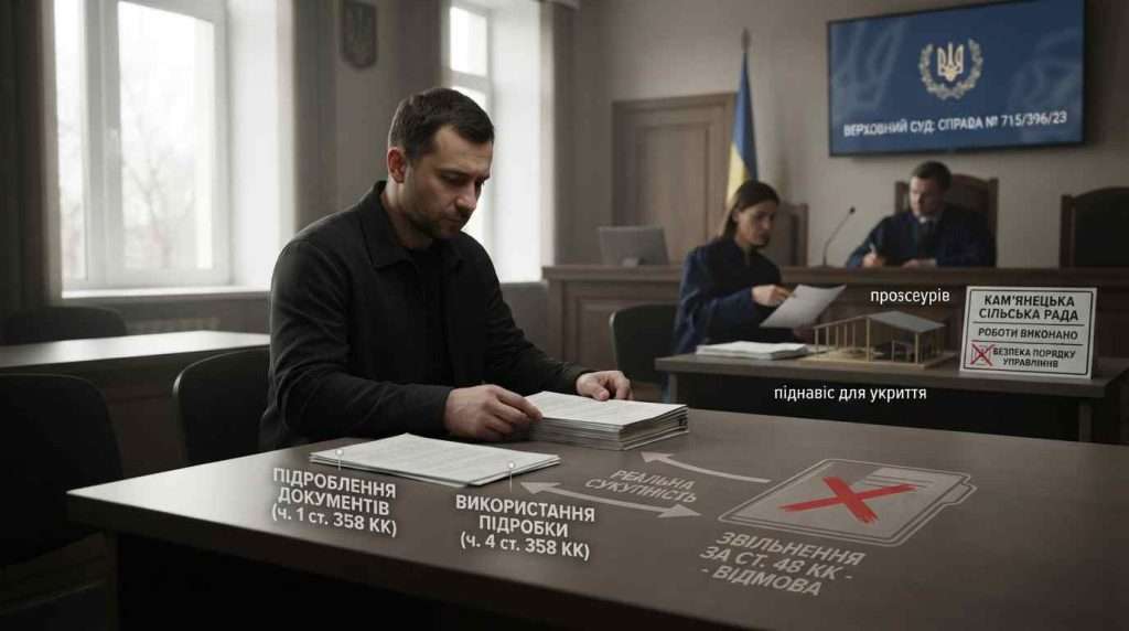 Koly realna sukupnist prostupkiv zakryvaye shlyakh do zvilnennya
