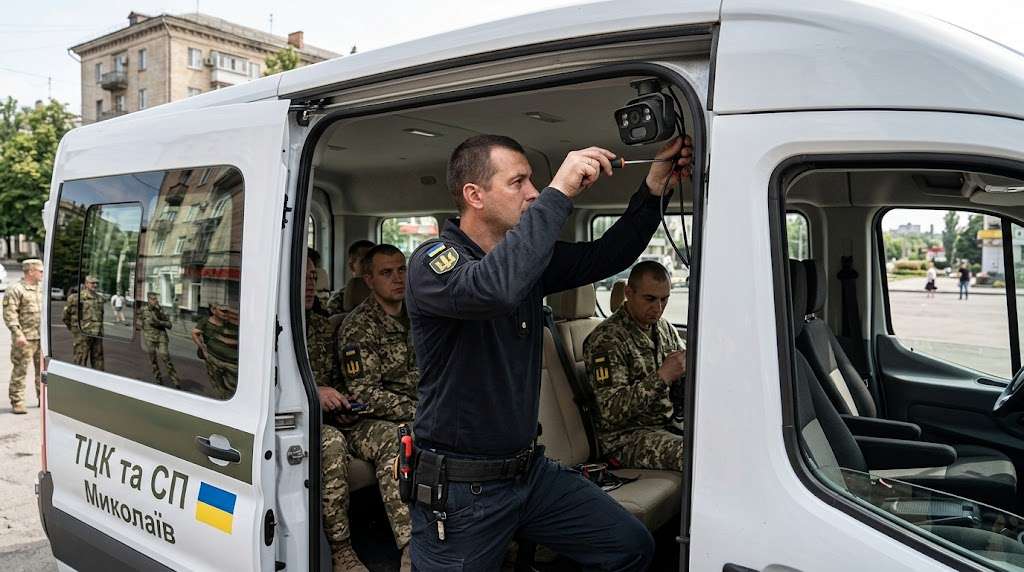 Мобілізація через об’єктив: навіщо автомобілі ТЦК та СП обладнують камерами відеоспостереження 1 Mobilizatsiya cherez obyektyv