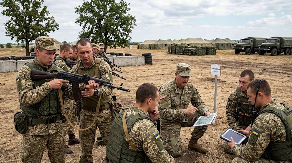 Pidhotovka novobrantsiv v Ukraini