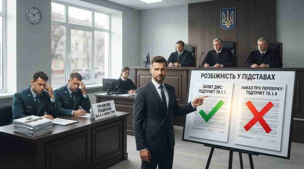 Pomylka v pidstavakh dlya podatkovoyi perevirky