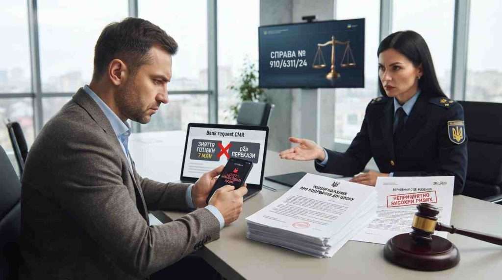Rozirvannya dohovoru bankivskoho obsluhovuvannya cherez finmonitorynh