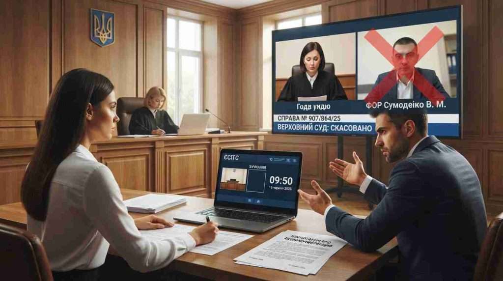 Sud zabuv pidklyuchyty advokata do videokonferentsiyi