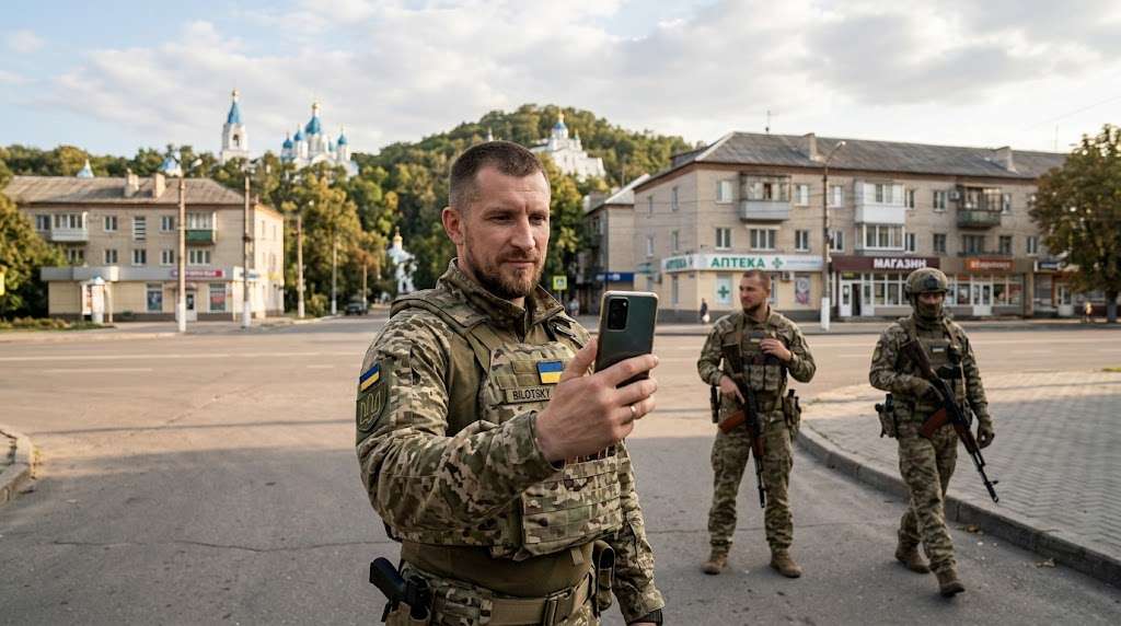 Святогорськ не захоплений: український генерал показав відео з центру міста 1 Sviatohirsk ne zakhoplenyi