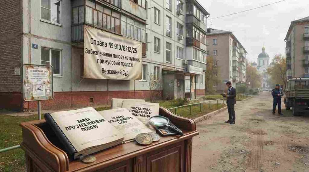 Zabezpechennya pozovu ne ryatuye vid prymusovoho prodazhu kvartyry