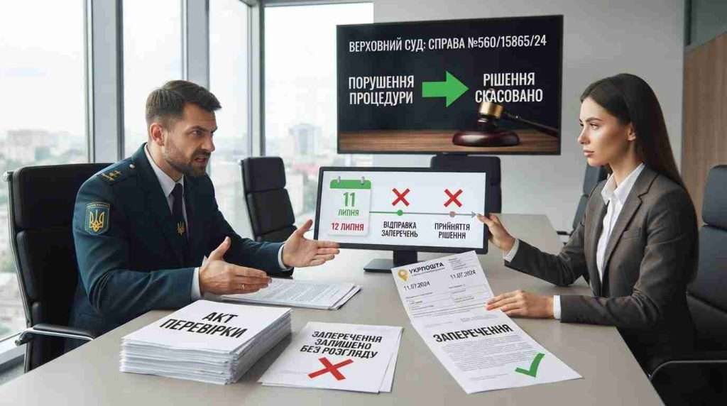 Zaperechennya na akt perevirky ne mozhna ihnoruvaty