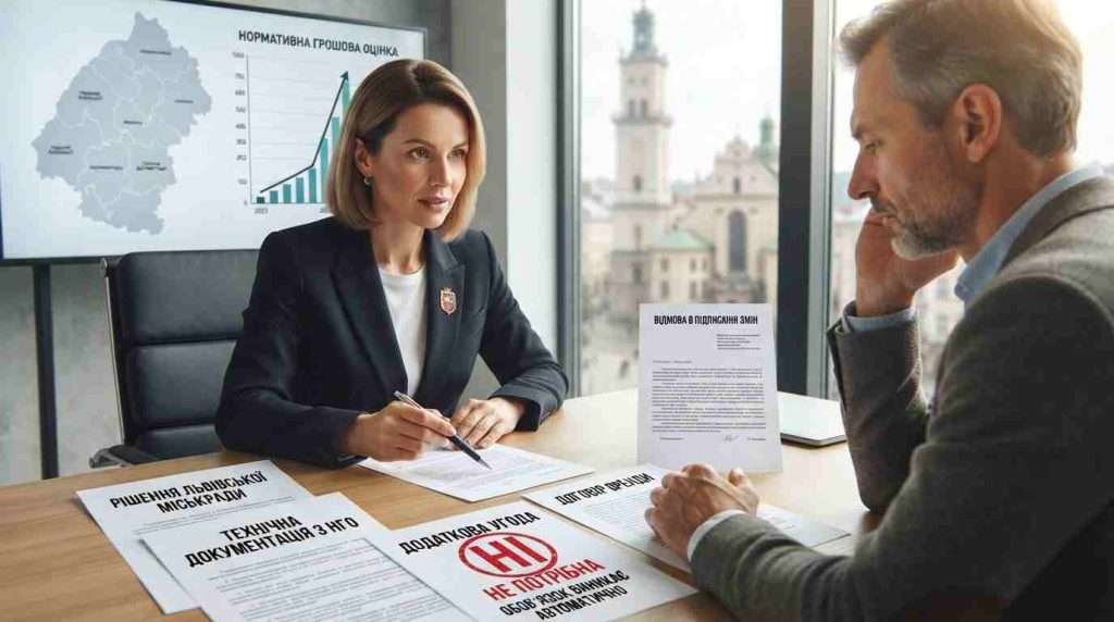 Zmina normatyvnoyi hroshovoyi otsinky zemli