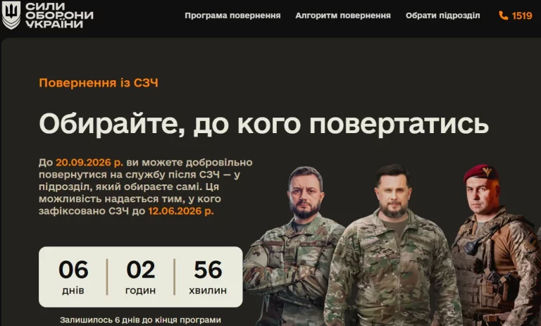 Повернення з СЗЧ