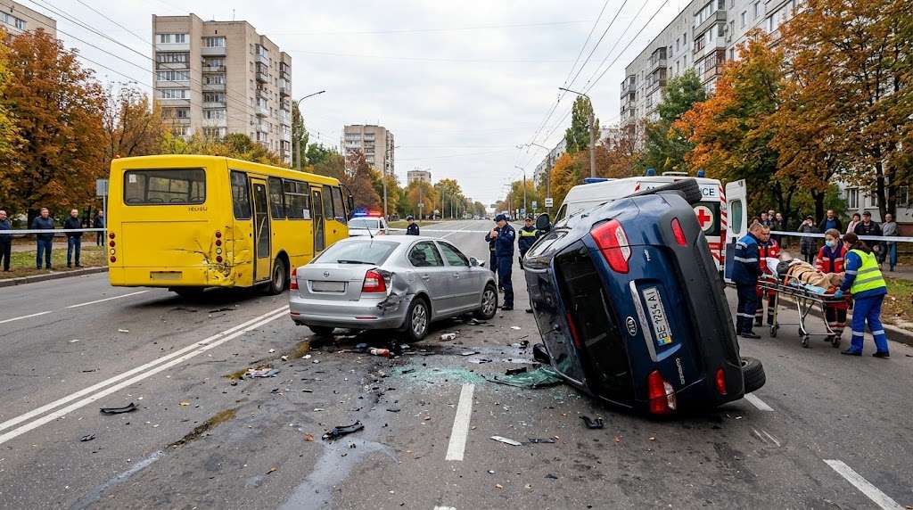 ДТП в Николаеве на Херсонском шоссе: что делать пострадавшим и кто будет отвечать 1 DTP u Mykolayevi na Khersonsʹkomu shose