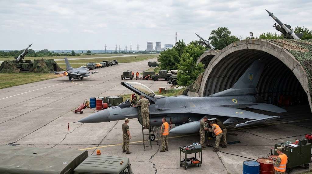 F 16 vid Niderlandiv