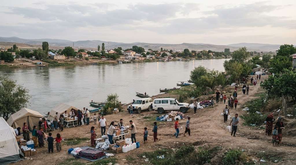 Humanitarna misiia v Oleshkakh