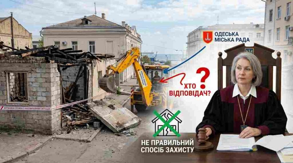 Khto vidpovist za znesenu nerukhomist