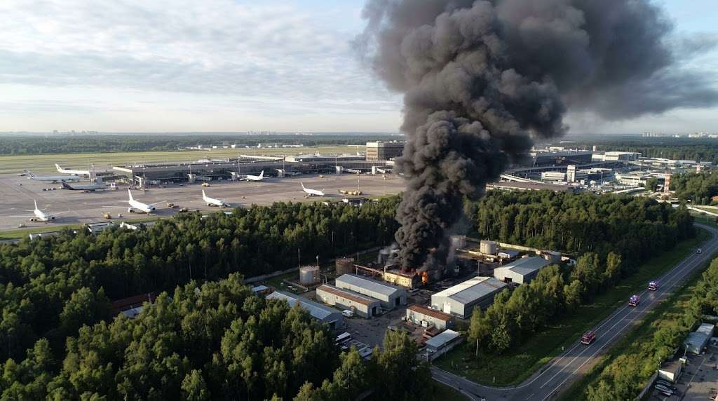 Pozhezha pid Sheremetyevo