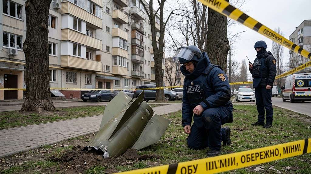 Rozminuvannia v Darnytskomu raioni