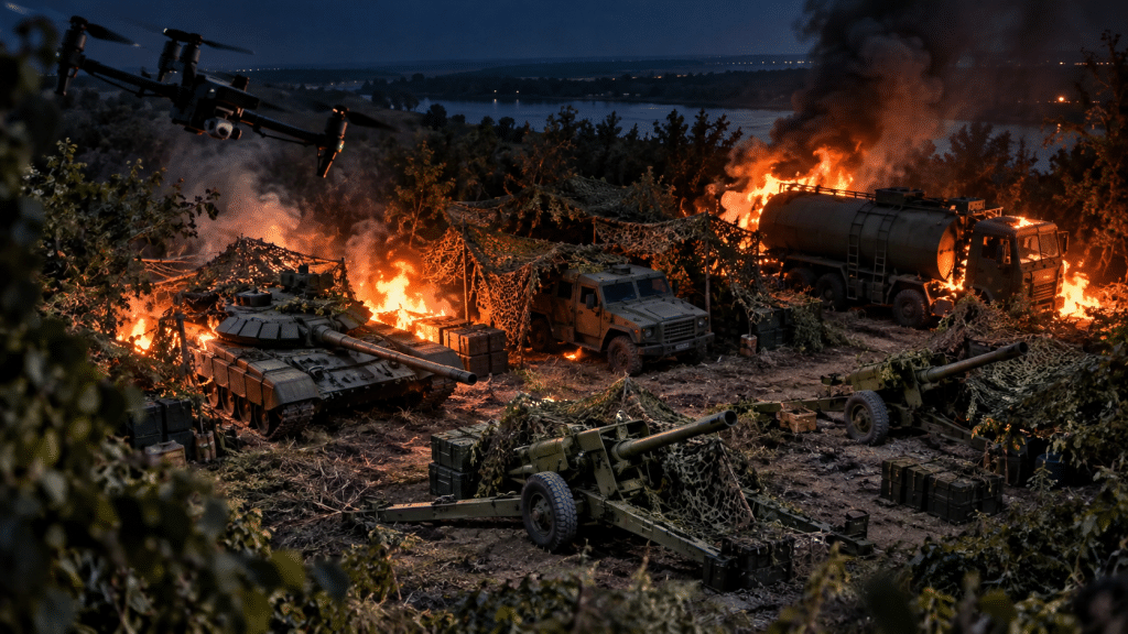Ukrayinski prykordonnyky znyshchyly pyat tsiley