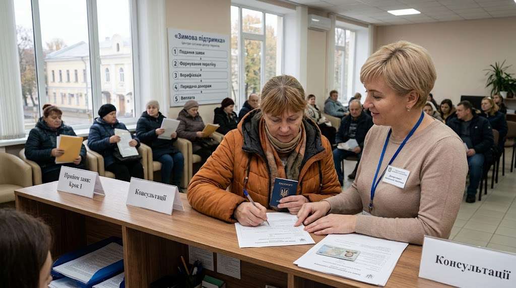 Zymova pidtrymka v Chernihovi