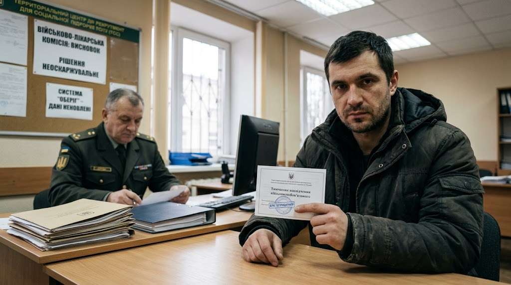 neprydatnyi do viyskovoi slyzbu